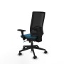 Chaise de Bureau Piqueras y Crespo 3D066N0 Noir Vert pétrole
