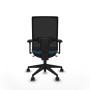 Chaise de Bureau Piqueras y Crespo 3D066N0 Noir Vert pétrole