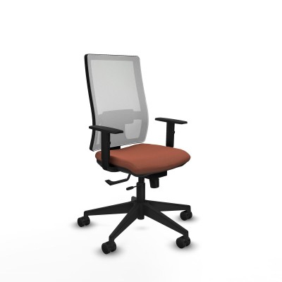 Chaise de Bureau Piqueras y Crespo 1D066N0 Blanc Marron