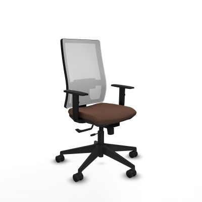 Office Chair Piqueras y Crespo 1D066N0 White Dark brown