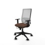 Chaise de Bureau Piqueras y Crespo 1D066N0 Blanc Brun foncé