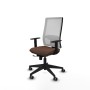 Chaise de Bureau Piqueras y Crespo 1D066G0 Blanc Brun foncé