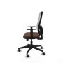 Chaise de Bureau Piqueras y Crespo 1D066G0 Blanc Brun foncé