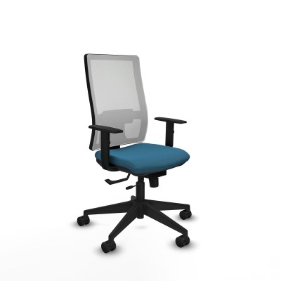 Chaise de Bureau Piqueras y Crespo 1D066N0 Blanc Vert pétrole