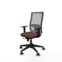 Chaise de Bureau Piqueras y Crespo 1D066G0 Gris Brun foncé