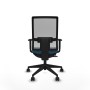 Chaise de Bureau Piqueras y Crespo 1D066N0 Gris Vert pétrole