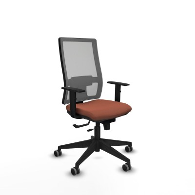 Chaise de Bureau Piqueras y Crespo 1D066G0 Marron Gris