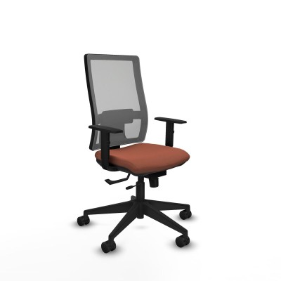 Chaise de Bureau Piqueras y Crespo 1D066N0 Marron Gris
