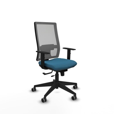 Chaise de Bureau Piqueras y Crespo 1D066G0 Gris Vert pétrole