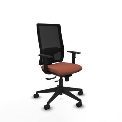 Chaise de Bureau Piqueras y Crespo 1D066N0 Marron Noir