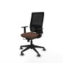 Chaise de Bureau Piqueras y Crespo 1D066G0 Noir Brun foncé