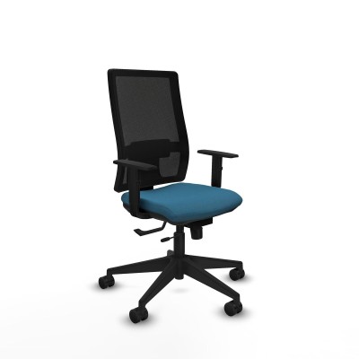 Chaise de Bureau Piqueras y Crespo 1D066N0 Noir Vert pétrole