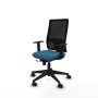 Office Chair Piqueras y Crespo 1D066N0 Black Petroleum green
