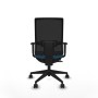 Chaise de Bureau Piqueras y Crespo 1D066N0 Noir Vert pétrole