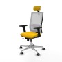 Chaise de Bureau avec Appui-tête Horna Traslack Piqueras y Crespo 2D086G2 Jaune