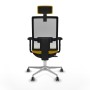 Chaise de Bureau avec Appui-tête Horna Traslack Piqueras y Crespo 2D086G2 Jaune