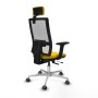 Chaise de Bureau avec Appui-tête Horna Traslack Piqueras y Crespo 2D086G2 Jaune