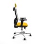 Chaise de Bureau avec Appui-tête Horna Traslack Piqueras y Crespo 2D086G2 Jaune