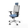 Chaise de Bureau avec Appui-tête Horna Traslack Piqueras y Crespo 2D086G2 Bleu ciel