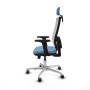 Chaise de Bureau avec Appui-tête Horna Traslack Piqueras y Crespo 2D086G2 Bleu ciel
