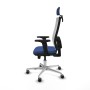 Office Chair with Headrest Horna Traslack Piqueras y Crespo 2D086G2 Navy Blue