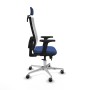 Office Chair with Headrest Horna Traslack Piqueras y Crespo 2D086G2 Navy Blue