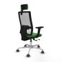 Office Chair with Headrest Horna Traslack Piqueras y Crespo 2D086G2 Green