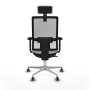 Office Chair with Headrest Horna Traslack Piqueras y Crespo 2D086G2 White