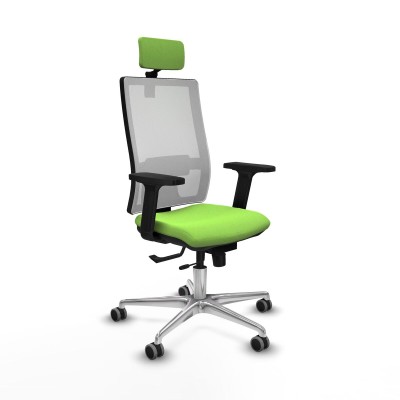 Chaise de Bureau avec Appui-tête Horna Traslack Piqueras y Crespo 2D086G2 Pistache