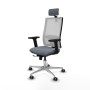 Chaise de Bureau avec Appui-tête Horna Traslack Piqueras y Crespo 2D086G2 Gris