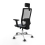 Chaise de Bureau avec Appui-tête Horna Traslack Piqueras y Crespo 2D086G2 Gris
