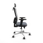 Chaise de Bureau avec Appui-tête Horna Traslack Piqueras y Crespo 2D086G2 Gris
