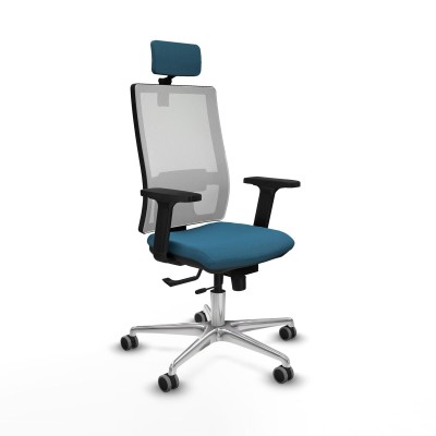 Chaise de Bureau avec Appui-tête Horna Traslack Piqueras y Crespo 2D086G2 Vert pétrole