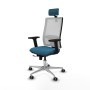 Chaise de Bureau avec Appui-tête Horna Traslack Piqueras y Crespo 2D086G2 Vert pétrole