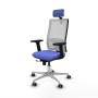Chaise de Bureau avec Appui-tête Horna Traslack Piqueras y Crespo 2D086G2 Bleu clair