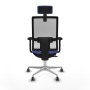 Chaise de Bureau avec Appui-tête Horna Traslack Piqueras y Crespo 2D086G2 Bleu clair