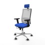 Chaise de Bureau avec Appui-tête Horna Traslack Piqueras y Crespo 2D086G2 Bleu