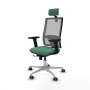 Chaise de Bureau avec Appui-tête Horna Traslack Piqueras y Crespo 2D086G2 Vert émeraude
