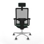 Chaise de Bureau avec Appui-tête Horna Traslack Piqueras y Crespo 2D086G2 Vert émeraude