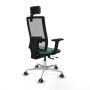 Chaise de Bureau avec Appui-tête Horna Traslack Piqueras y Crespo 2D086G2 Vert émeraude