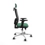 Chaise de Bureau avec Appui-tête Horna Traslack Piqueras y Crespo 2D086G2 Vert émeraude