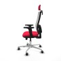 Chaise de Bureau avec Appui-tête Horna Traslack Piqueras y Crespo 2D086G2 Rouge