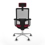Chaise de Bureau avec Appui-tête Horna Traslack Piqueras y Crespo 2D086G2 Rouge