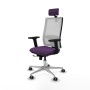 Chaise de Bureau avec Appui-tête Horna Traslack Piqueras y Crespo 2D086G2 Violet