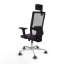 Chaise de Bureau avec Appui-tête Horna Traslack Piqueras y Crespo 2D086G2 Violet