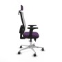 Chaise de Bureau avec Appui-tête Horna Traslack Piqueras y Crespo 2D086G2 Violet