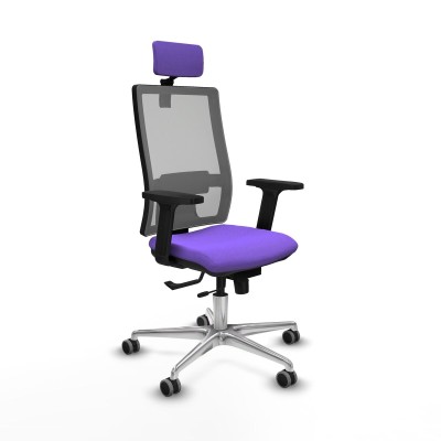 Chaise de Bureau avec Appui-tête Horna Traslack Piqueras y Crespo 2D086G2 Lila