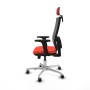 Chaise de Bureau avec Appui-tête Horna Traslack Piqueras y Crespo 2D086G2 Orange Foncé