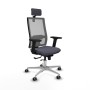 Chaise de Bureau avec Appui-tête Horna Traslack Piqueras y Crespo 2D086G2 Gris foncé