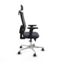 Chaise de Bureau avec Appui-tête Horna Traslack Piqueras y Crespo 2D086G2 Gris foncé